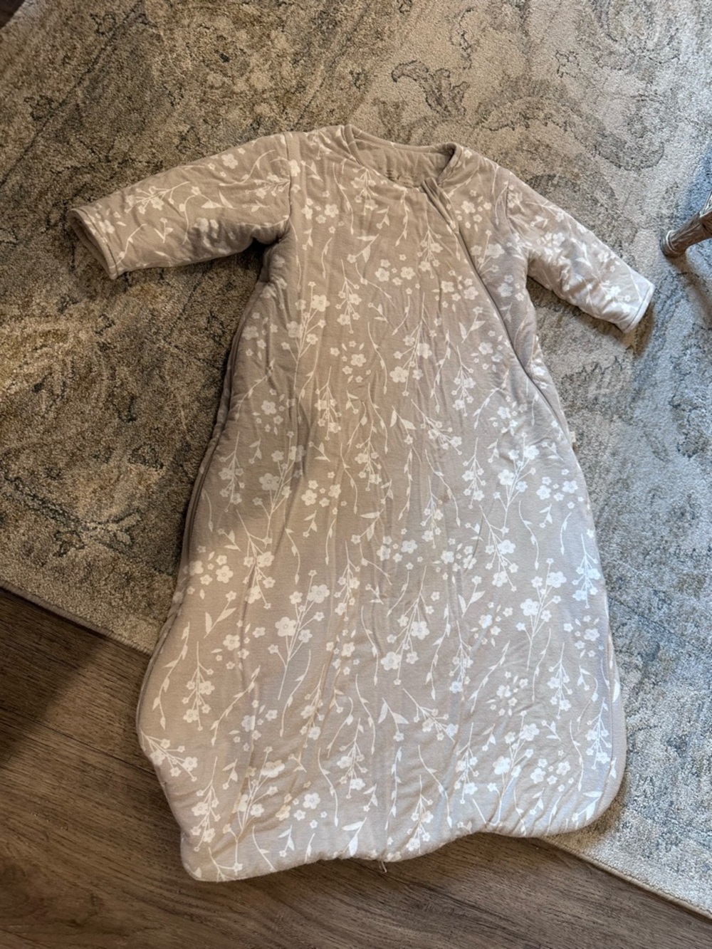 Gunamuna Magnolia Floral Long Sleeve Sleep Sack 3-9 months